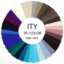 원단대장 폴리스판 ITY 싱글스판 무지 부드러운천 35종-2 의류용, 1045. Winter Moss