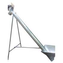 스크류컨베이어 곡물 흡입기 이송기 밀 벼 탈곡기, 모터 포함 140 아연 도금 파이프 2미터