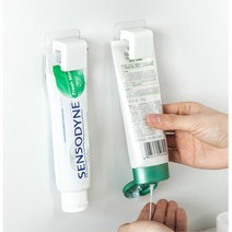 화장실 수납 벽부착 튜브 클립 홀더 알뜰치약짜개, 1개