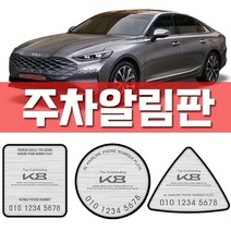 [WINZI_마켓] 카드수납포켓 자동차외관튜닝 렌트카문콕방지 차량소음방지몰딩 K8자동차용품, 기아 k8 주차알림판, 기아K8(4510)/원형 골드알루미늄 _WZ류MRK