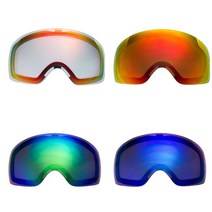 제로 테크 베이스 오클리 OAKLEY 플라이트덱 XM 스노우 고글용 교환 교체 렌즈, 레드 미러