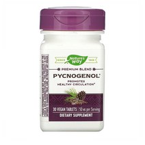 네이쳐스 웨이 피크노제놀 Pycnogenol 30정 비타민E 함유, 30캡슐, 1개