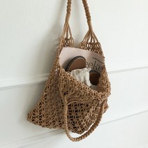 레더베이스 여름가방 그물백 탄탄네트백