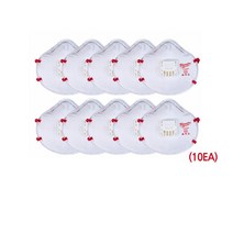 밀워키 48-73-4014 벨브형 N95 산업용 공업용 분진 미세먼지 황사 마스크 10개