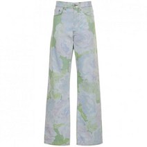 DRIES VAN NOTEN 드리스 반 노튼 Printed 코튼 denim wide leg jeans152482