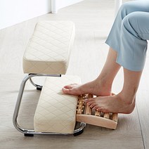 스마일팡팡 책상 발받침대 사무실 의자 다리거치대 2단, 블랙