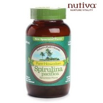 뉴트렉스하와이 퓨어 하와이안 스피룰리나 퍼시피카 1000mg 스피어민트 타블렛 글루텐 프리 비건, 180개입, 3개
