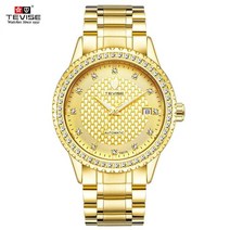 남자명품시계 full gold clock men automatic date 남자예물시계