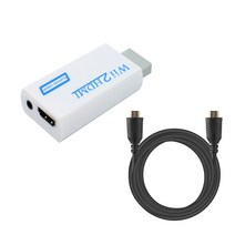 닌텐도 위 컨버터 Wii to HDMI 젠더 TV 연결 Wii2HDMI 선 1.8M 케이블 포함
