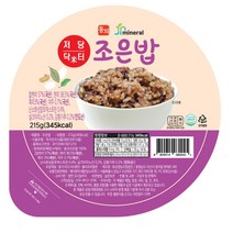 혈당강하쌀 조은밥 즉석밥 현미 흑미 여주 당뇨식단 건강햇반, 215g, 12개
