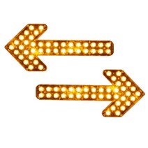 대형차 방향지시등 깜빡이 LED 전조등 차량 후면 조명, 60cm ㅣ 램프 구슬  6