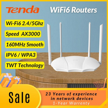 lte라우터 휴대용 와이파이 라우터 포켓파이 tenda wifi 6 ax3000 듀얼 밴드 2.4g wifi6 roteador 5ghz 메쉬 기가비트 이더넷 rj45, rx9 ax3000