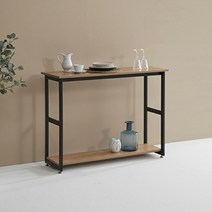 [(주)티에스퍼니처] TS 바테이블 1200, 선택:블랙프레임/라이트월넛