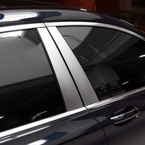 JS automotive 더뉴말리부 차량전용 윈도우 B필러기둥 메탈크롬 튜닝 몰딩스티커 자동차 실외 인테리어 용품, 메탈크롬 B필러_더뉴말리부