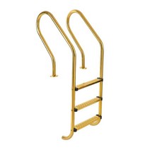 수영장용품 사다리계단 호텔 팔걸이 야외 손잡이 스텐, 골드 SF415 ( 1.2mm )