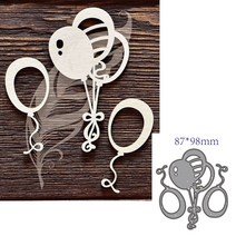 DIY 꾸미기 마스킹 엽서 인테리어 금속 절단 다이 컷 금형 풍선 장식 스크랩북 종이 공예 칼 블레이드 펀, 한개옵션0