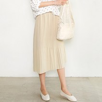 헤이올리 2단 주름 플리츠 스커트