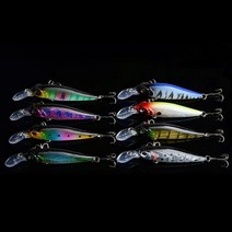 +싱킹미노우 10cm 11.8g+ 슬로우싱킹 미노우 루어낚시 루어, 색상랜덤