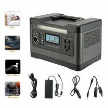휴대용 전원 역 ups 배터리 500w 1000w 피크 비상 발전기 ac 콘센트와 충전식 인버터, 220V EU 플러그