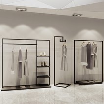 다용도 철제선반행거, 골드