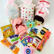 알찬선물세트 어린이집 답례품 간식선물세트 생일선물 어린이날 선물 어린이집 구디백 학원 교회 행사선물 단체선물 스티커무료, 하트, 1팩, 세트5
