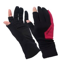 낚시용 기모 방한 손가락장갑 오토바이 택배 이너장갑, M핑크