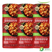 풀무원 중화 마파두부 양념소스, 6개, 130g
