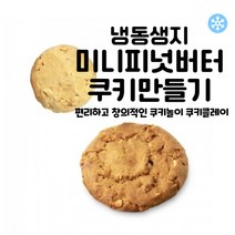 마리네빵공장 토이 쿠키만들기 미니 피넛버터쿠키 납품 냉동생지 결혼 답례품 18g x 25개입, 18g x 125개입
