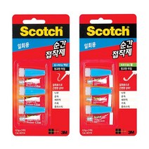 =스카치 일회용 순간접착제 0.5gx3개입 (2690), 젤타입-0.5gx3 (847655)