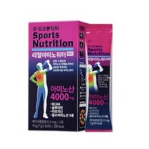 코오롱 리얼아미노워터 체리맛 아미노산 보충 음료, 7g, 9개