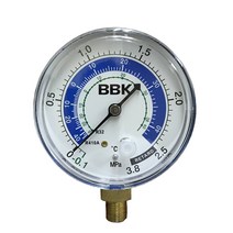 BBK 게이지 RGBL-80 R410A용 저압 연성계, 1개
