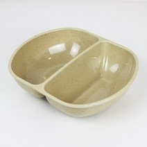 2구 멜라민 짬짜면 그릇 탕짜면 반반그릇 면기, 짬짜면그릇, 단품