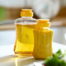 하우키친 곰돌이 양념병 미니 꿀통 소스통, 네모(소/190ml), 3개 세트