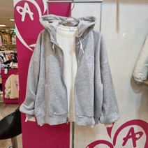 애플핑크 (안양점) ****봄 가을 *** 간절기에 입기 편한 크롭 투웨이 지퍼 후드집업