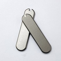 여행용 손저울 캐리어 저울 58mm 스위스 나이프 티타늄 합금 칩 DIY 핸들 재료 제작, 01 Style A