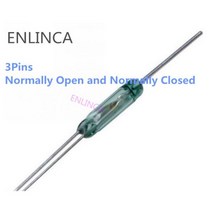 센서 100% 리드 스위치 3 핀 2.5x14mm 마그네틱 스위치 정상 열림 및 닫힘 변환 5-10 개, one option, 5pcs