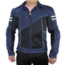 오토바이 바이크 라이더 보호 자켓 재킷 슈트 클래식 komine jk-006 레이싱 및, m, 푸른