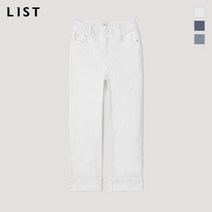 LIST_02 [리스트] 컷팅 턴업 스트레이트 데님 팬츠_TSMSLM62030