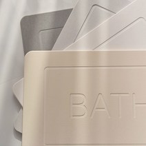 데코뷰 호텔식 BATH 규조토 발매트, 화이트