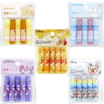 (일본) 곰돌이푸 칩&데일 마이멜로디 시나모롤 폼폼푸린 연필캡 5개세트 (5type)