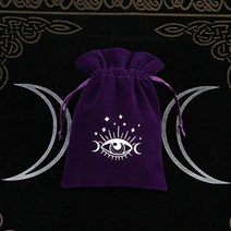 나비 타로 식탁보 보드 게임 카드 놀이 가방 룬 별자리 마녀 점술 졸라 매는 끈 벨벳 보관 126444, 13x18cm, 스타일 22