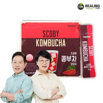 아임힐링 스코비 콤부차 오미자맛 60스틱, 단품
