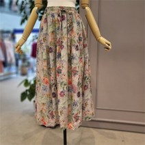 러브앤쇼 홈플러스몰02 거즈나염 스커트 러브앤쇼 린넨 꽃나염 스커트 LCDDGSK03