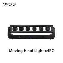 사이키조명 노래방 조명 3000mW 레이저 RGB 3 인 1 Led 조명 움직이는 헤드 라이트 DMX 컨트롤러 DJ 디스, 01 4PCS_01 EU 플러그