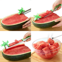 수박 깍둑썰기 자르는칼 화채 예쁘게 자르기 컷팅기 깍두기 메이커 풍차 채칼 커터 커팅기, 화채칼 1개