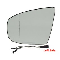 광각사이드미러 보조 방수 사각지대 필름 새로운 BMW X5 E70 X6 E71 E72 왼쪽 오른쪽 백미러 유리 가열 조, 01 Left Side