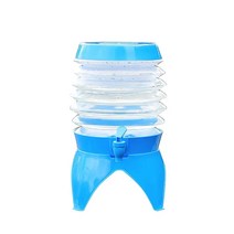 Calmcorner 캠핑용 물통 워터 저그 접이식 휴대용 대용량 여행용 야외 물통, 9.5L, 1개