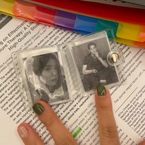 5개묶음 미니앨범 띠부띠부씰 스티커북 샤이니투명, 본상품선택