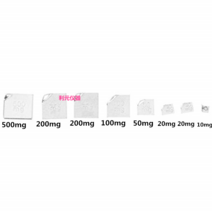 무게추 분동 무게측정 실험용전자저울 교정 무게 mg 금속 시트 코드 10mg20mg50mg100mg200mg500mg라는 전자 저울 저울, 10mg-500mg 세트