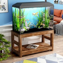 원목 받침대 선반 어항 수족관선반 2단 다이, 탄화되는 30x30x70